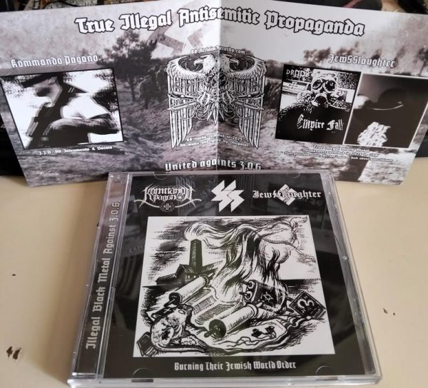 88 - Kommando Pagano - JewSSlaughter - Burning Their Jewish World Order - NSBM Split CD