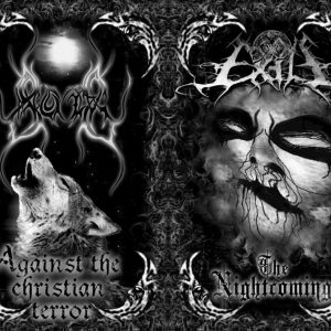 BOLG - EXILE - Black Metal Split Cassette Tape