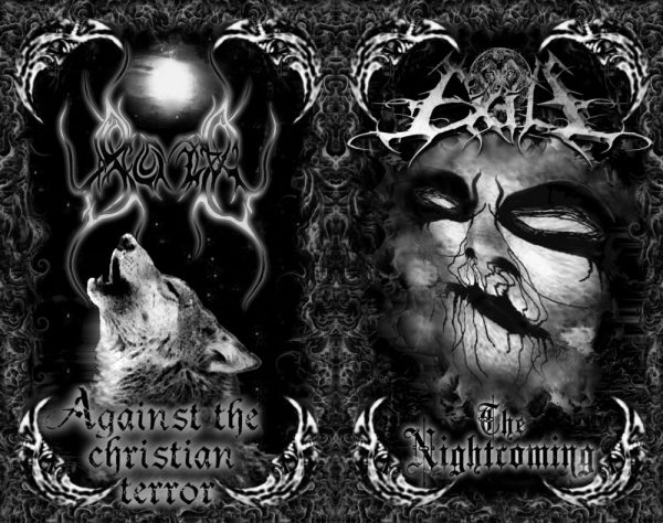 BOLG - EXILE - Black Metal Split Cassette Tape